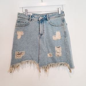 Zara Denim Mini Skirt Sz S